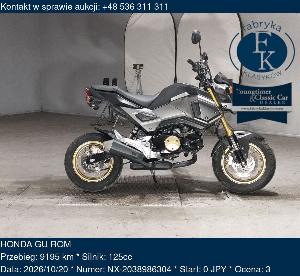 HONDA GU ROM  - zdjęcie 2