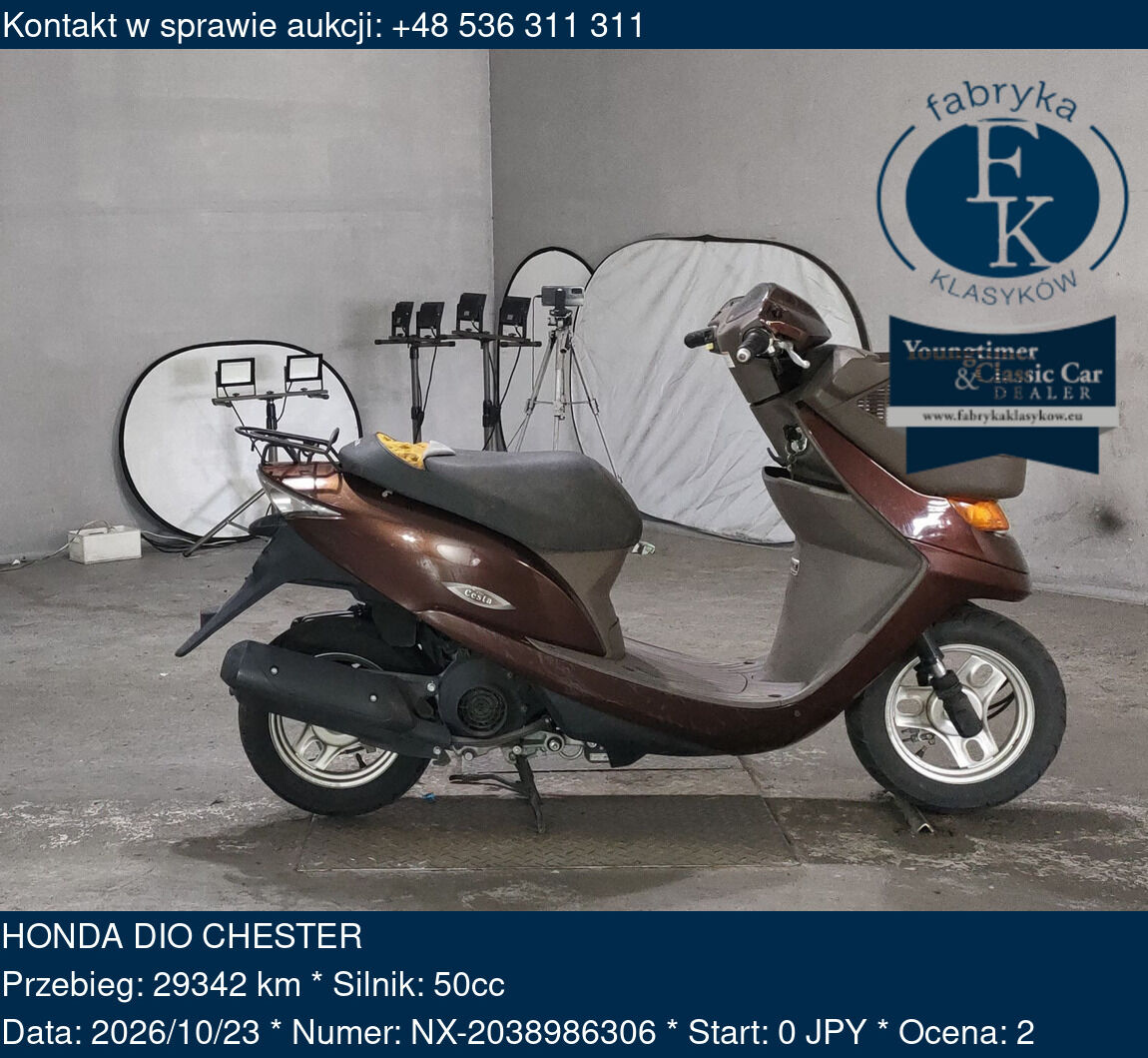 HONDA DIO CHESTER  - zdjęcie 2