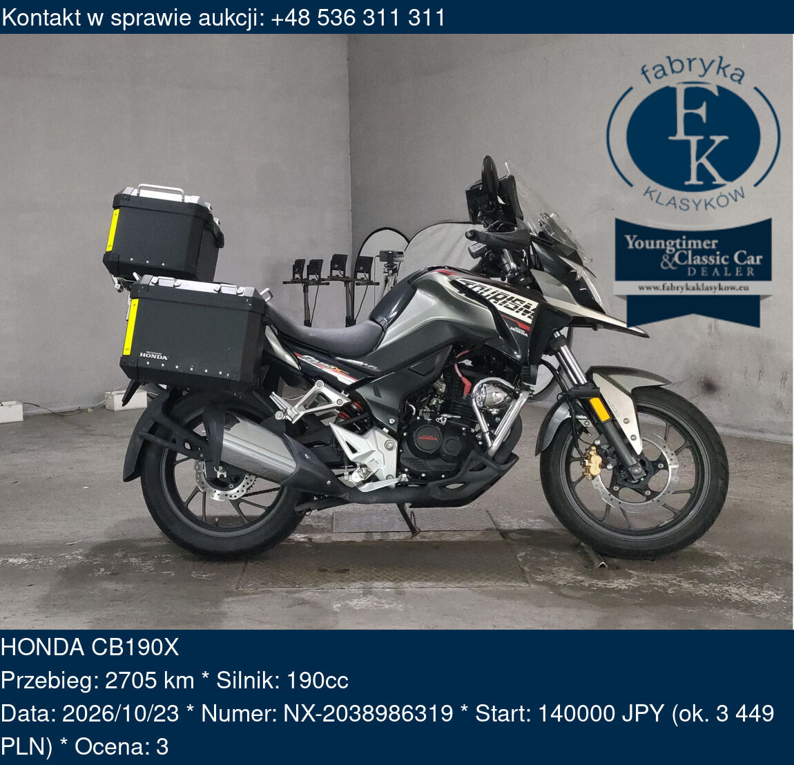 HONDA CB190X  - zdjęcie 2