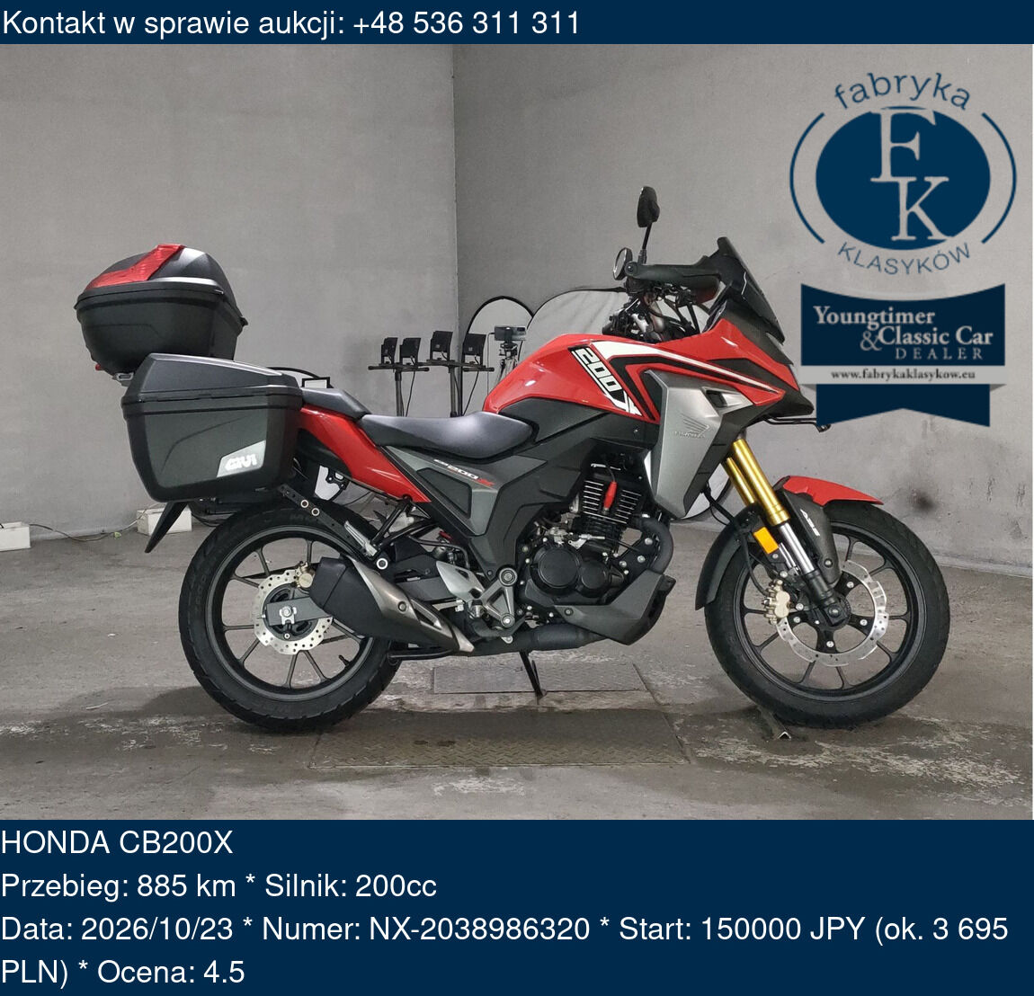 HONDA CB200X  - zdjęcie 2