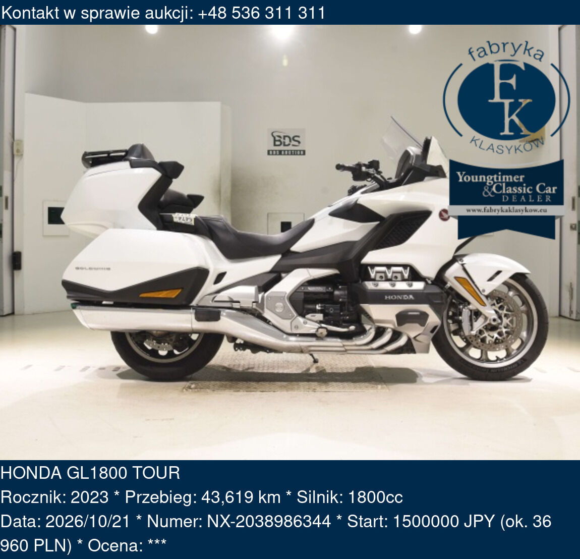 HONDA GL1800 TOUR 2023 - zdjęcie 2