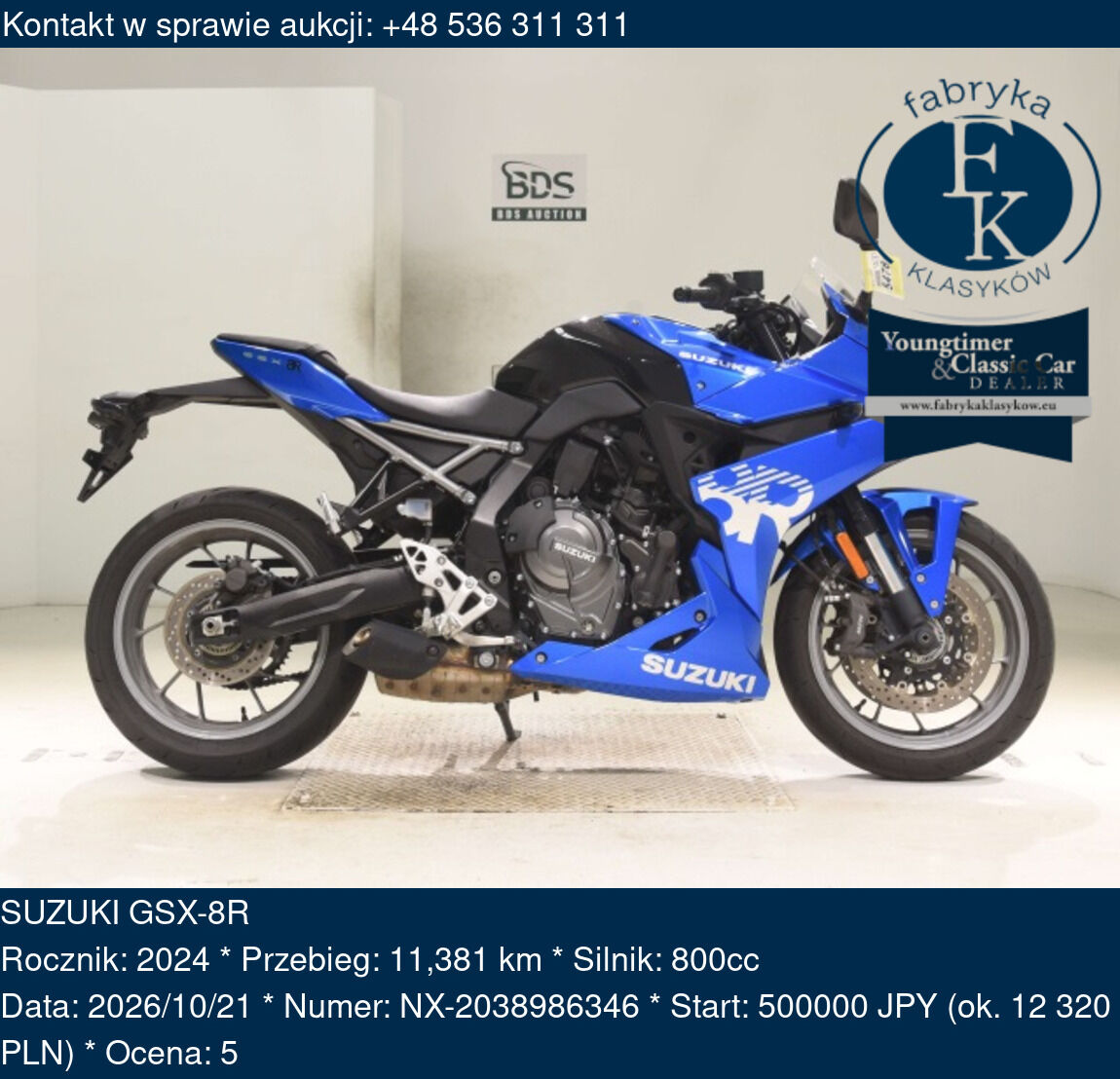 SUZUKI GSX-8R 2024 - zdjęcie 2