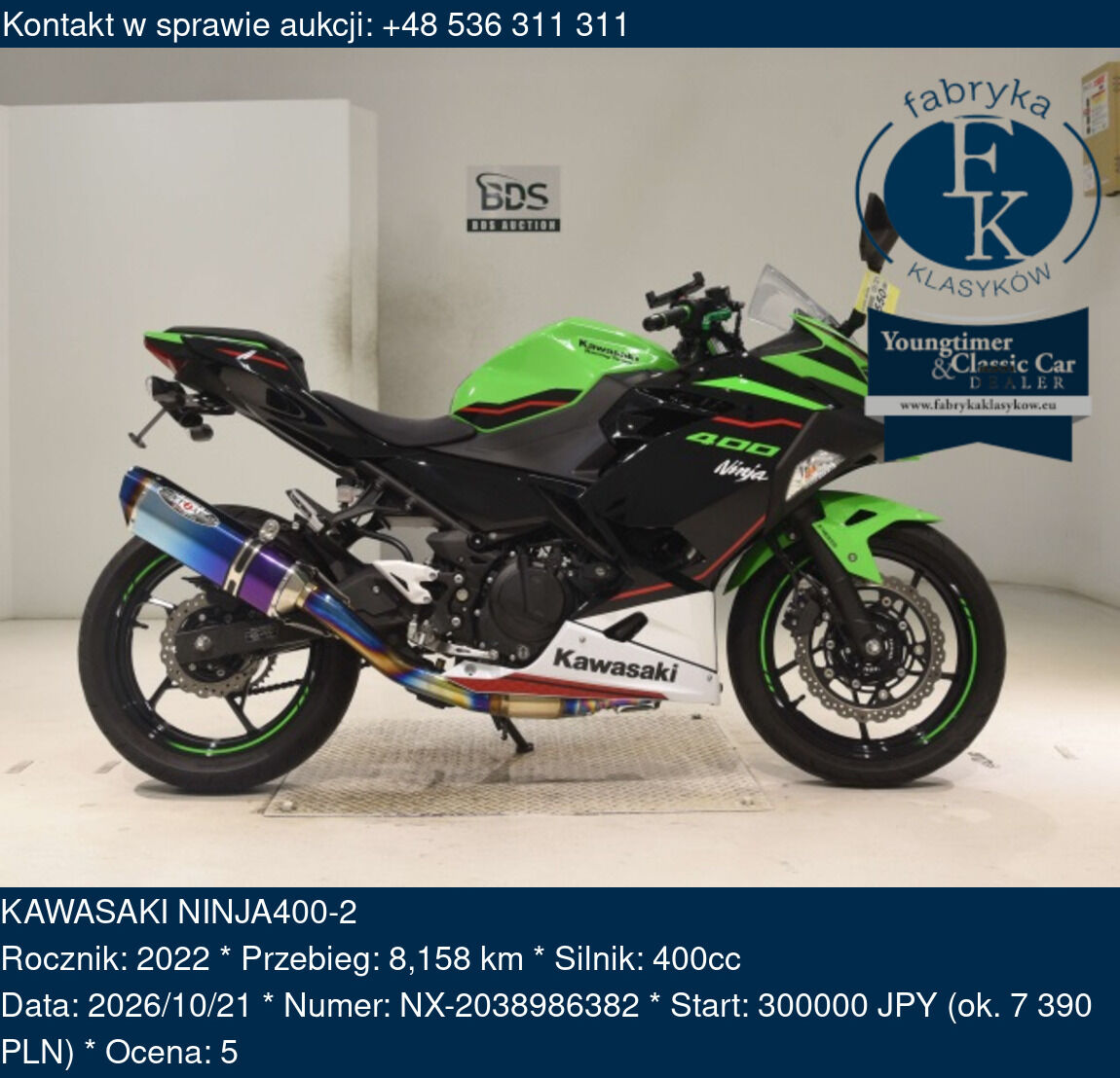 KAWASAKI NINJA400-2 2022 - zdjęcie 2