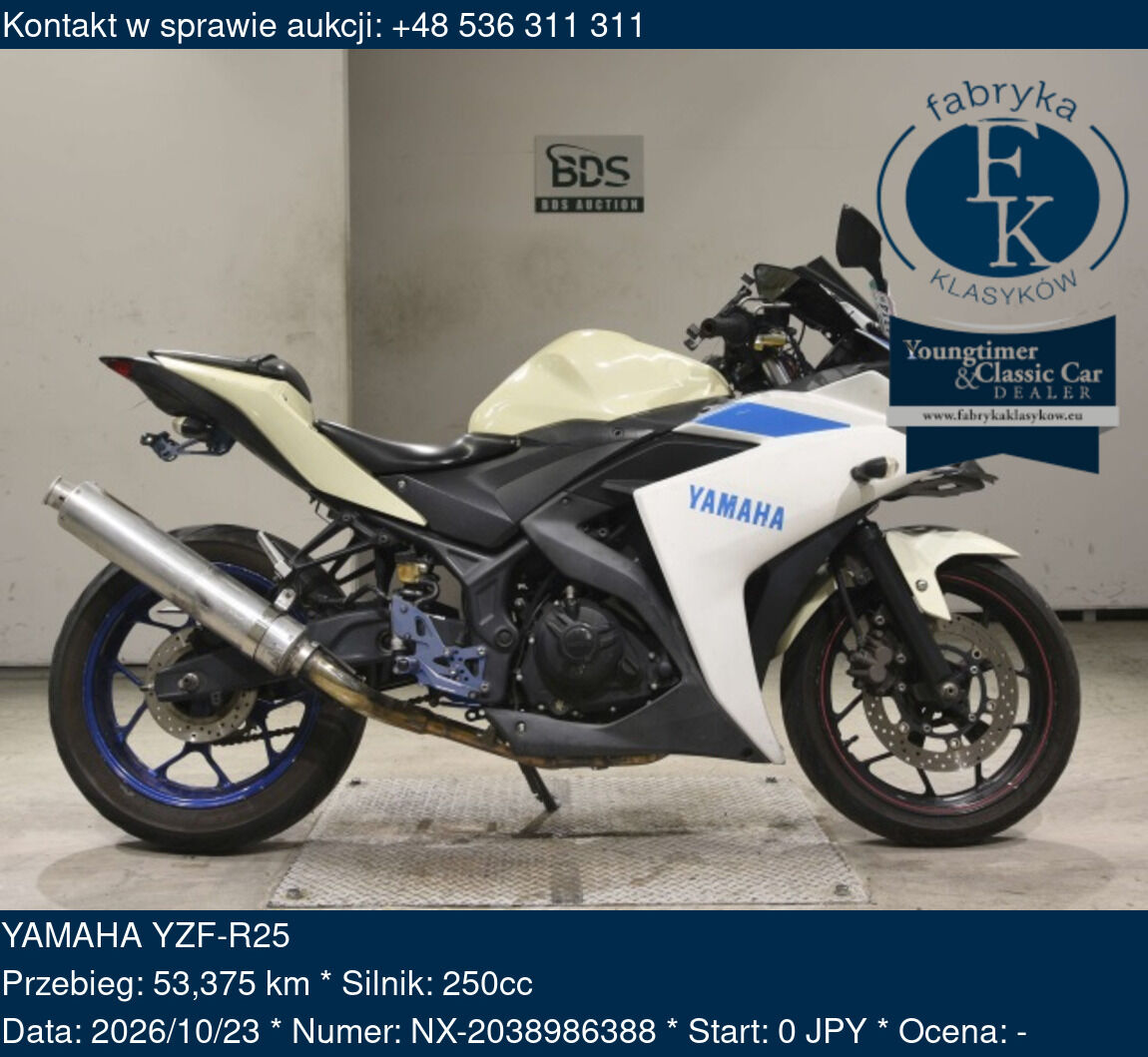 YAMAHA YZF-R25  - zdjęcie 2