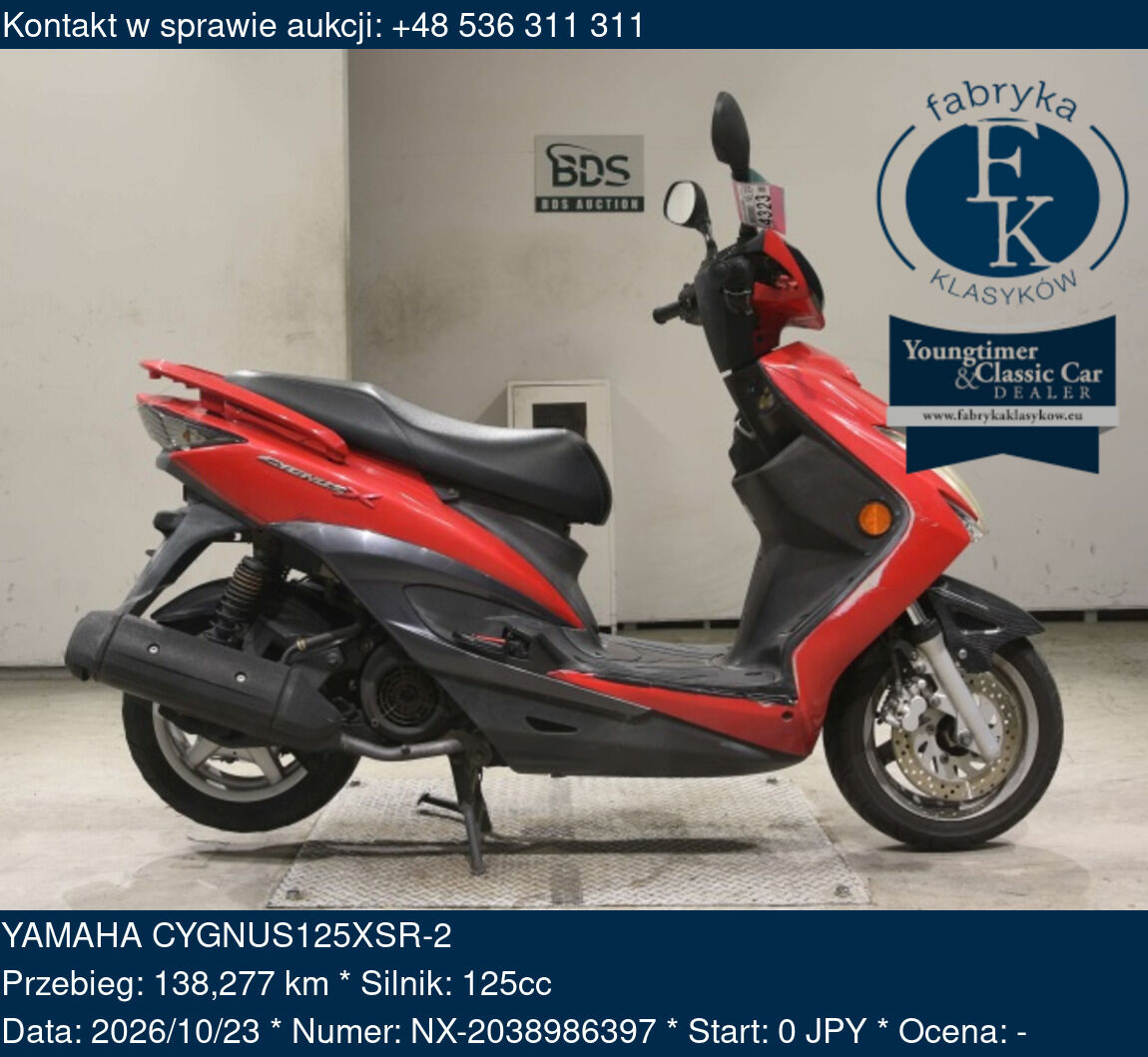 YAMAHA CYGNUS125XSR-2  - zdjęcie 2