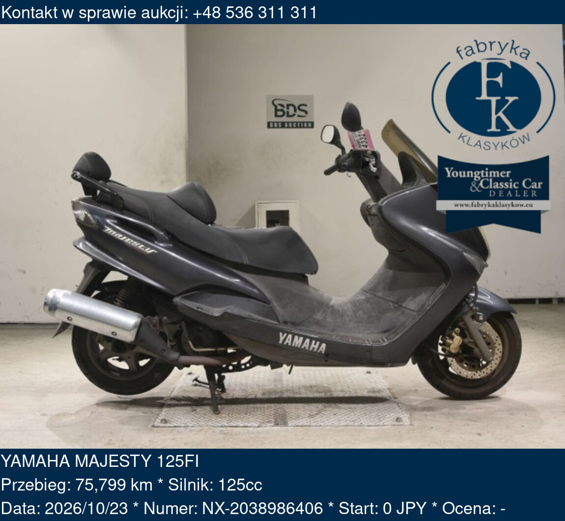 YAMAHA MAJESTY 125FI  - zdjęcie 2