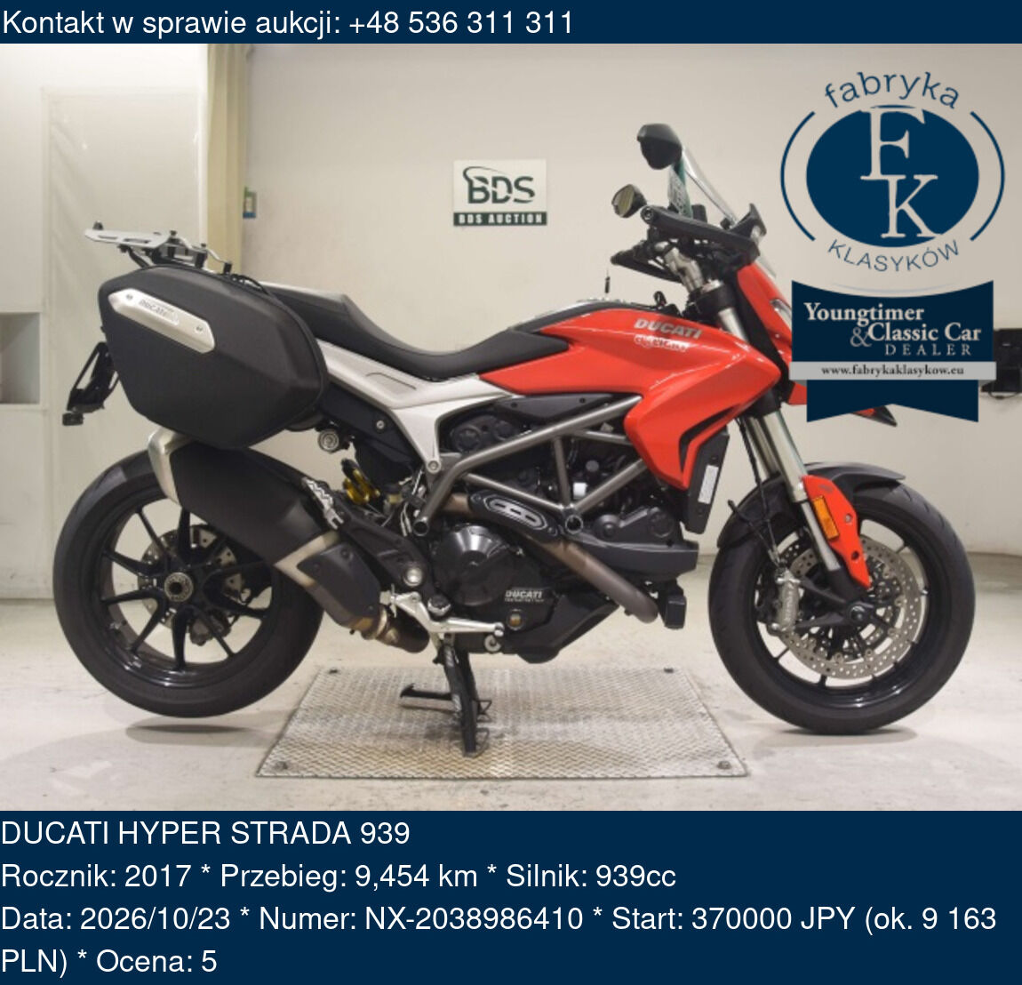 DUCATI HYPER STRADA 939 2017 - zdjęcie 2
