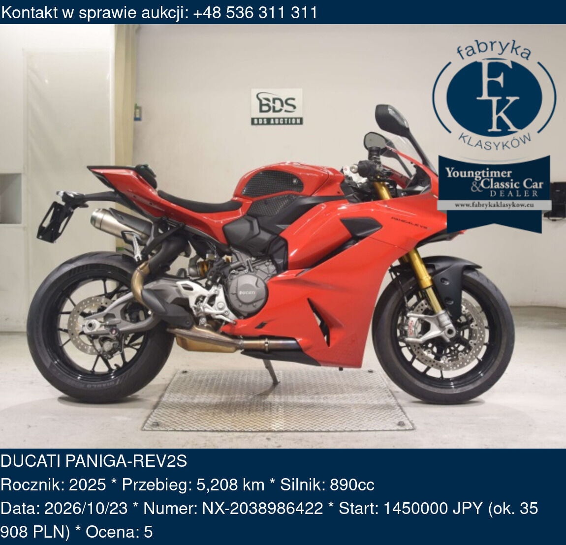 DUCATI PANIGA-REV2S 2025 - zdjęcie 2