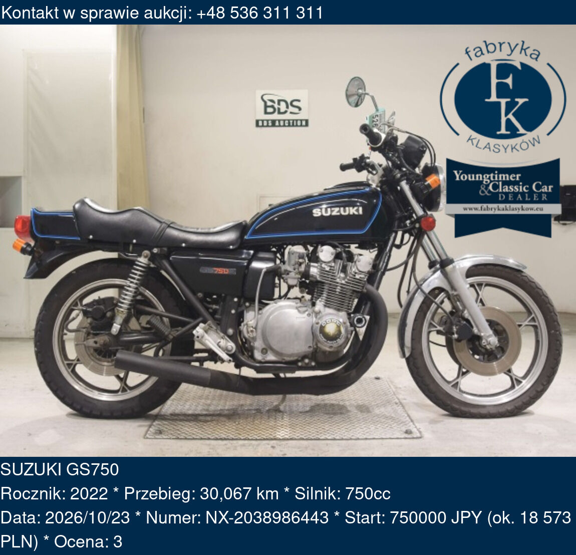 SUZUKI GS750 2022 - zdjęcie 2