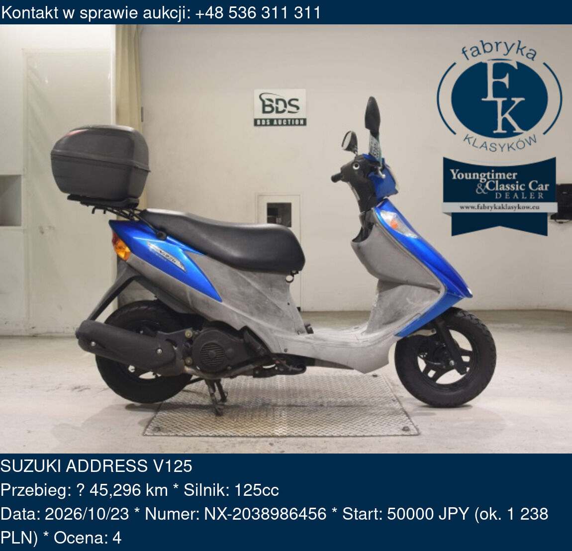 SUZUKI ADDRESS V125  - zdjęcie 2