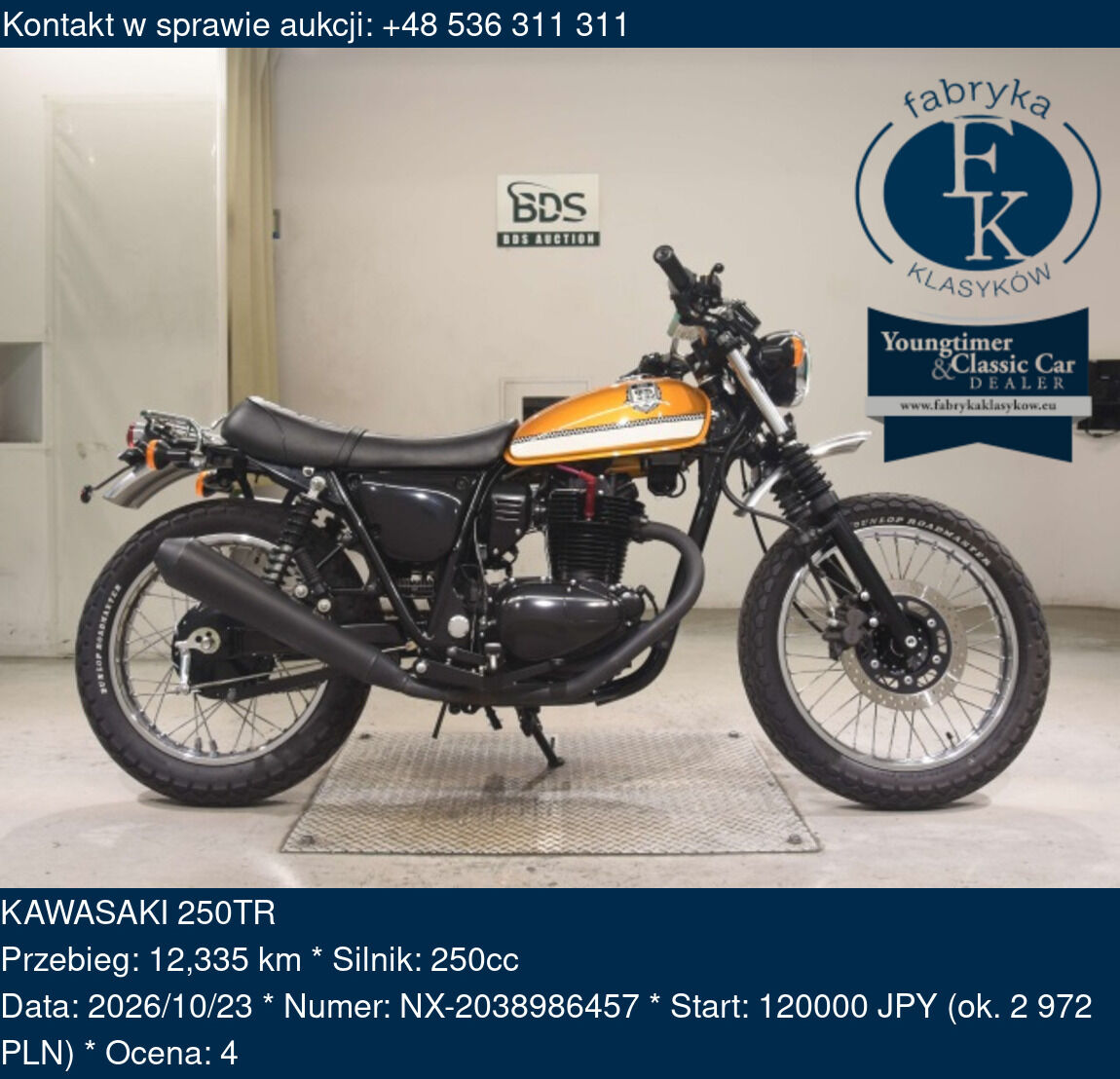 KAWASAKI 250TR  - zdjęcie 2