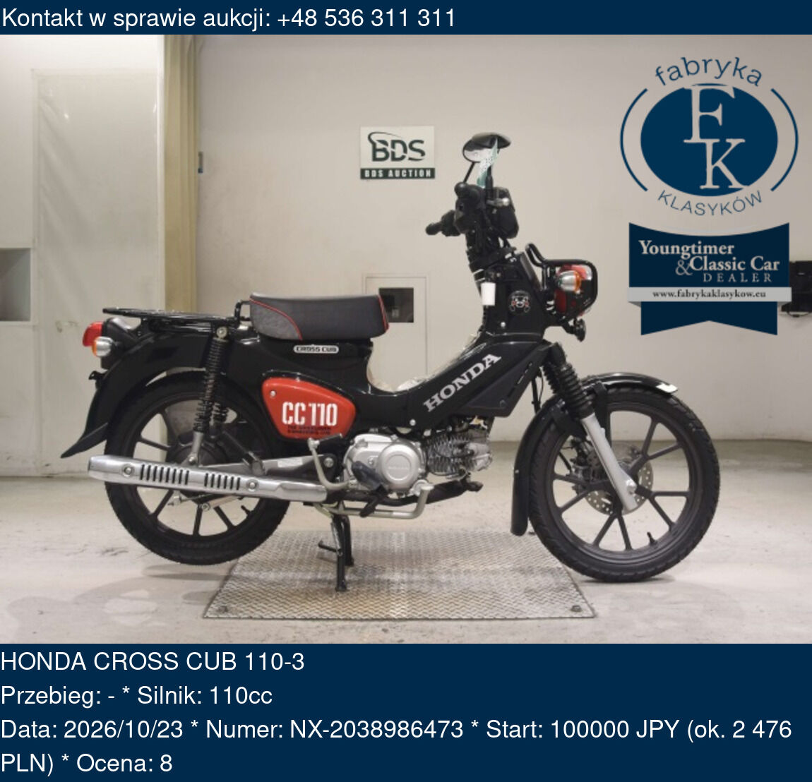 HONDA CROSS CUB 110-3 - zdjęcie 2