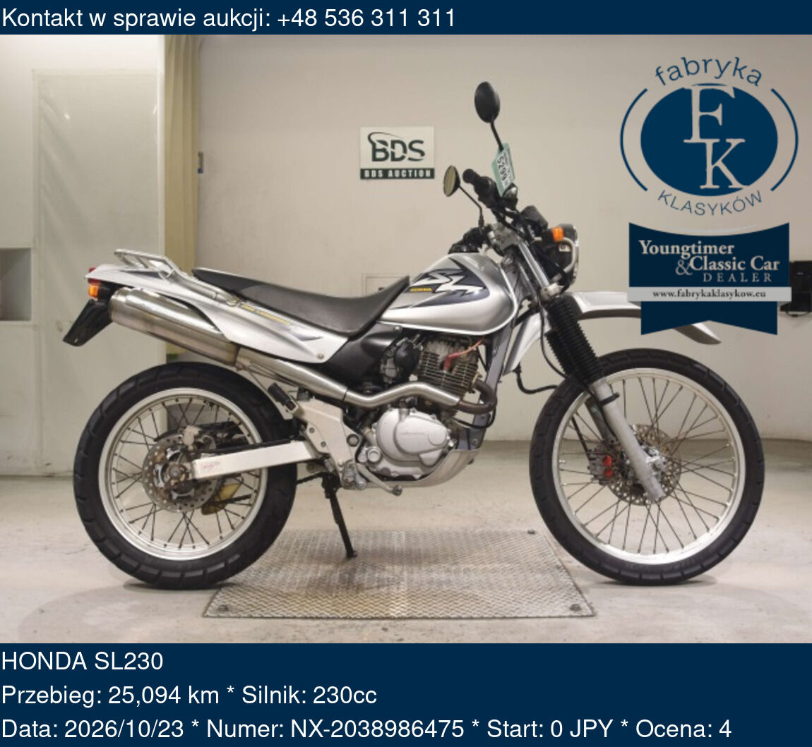 HONDA SL230  - zdjęcie 2
