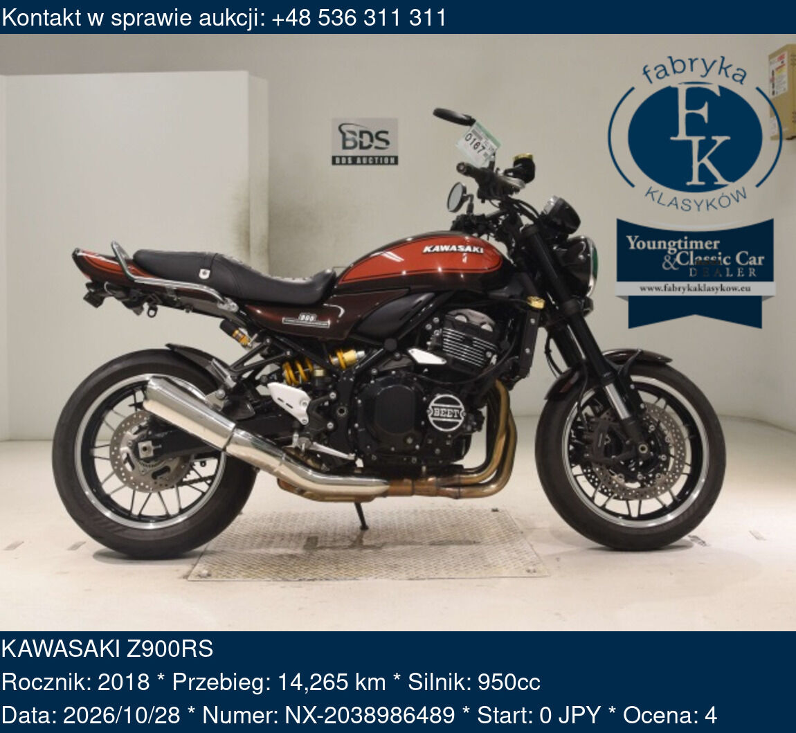 KAWASAKI Z900RS 2018 - zdjęcie 2