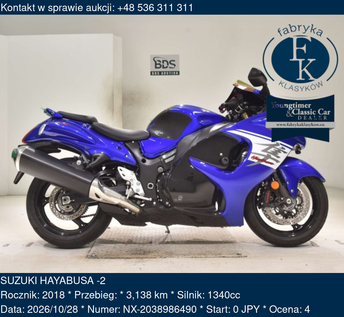 SUZUKI HAYABUSA -2 2018 - zdjęcie 2