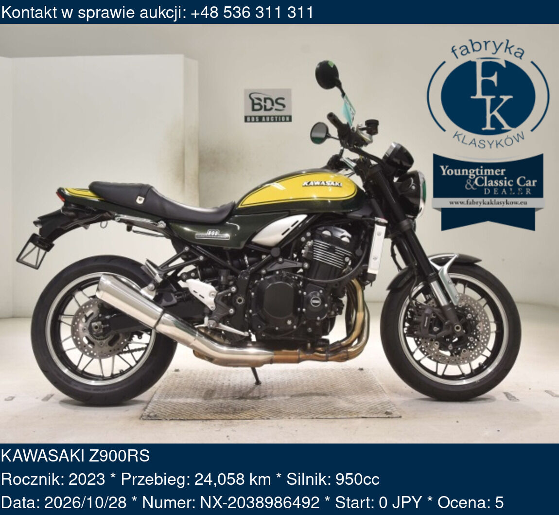 KAWASAKI Z900RS 2023 - zdjęcie 2