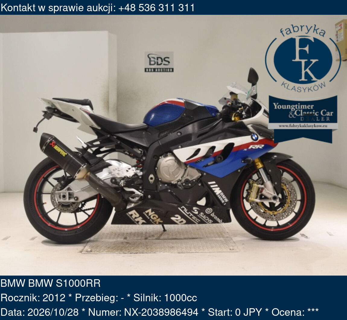 BMW BMW S1000RR 2012 - zdjęcie 2