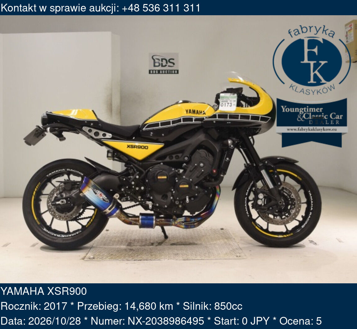 YAMAHA XSR900 2017 - zdjęcie 2