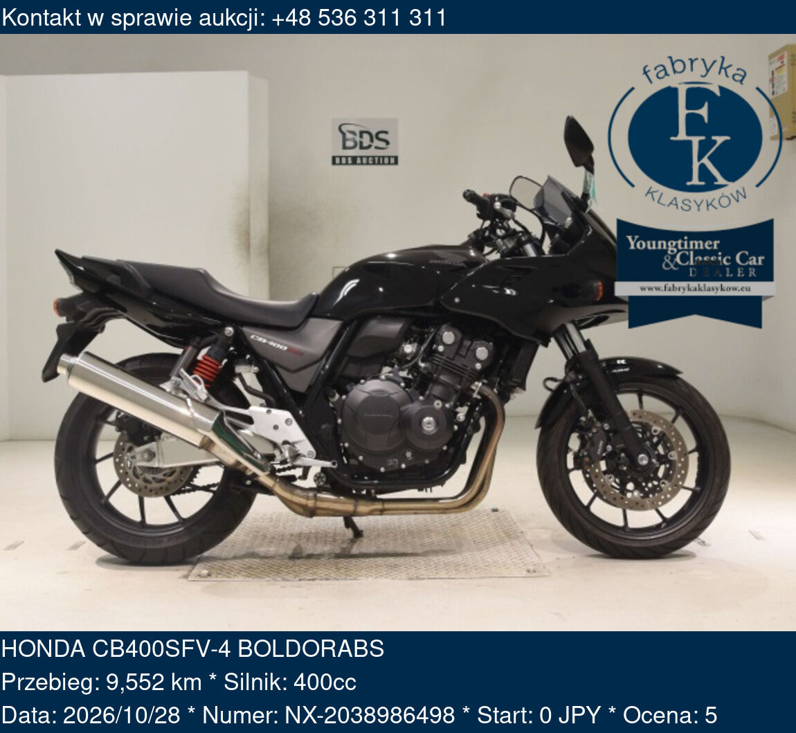 HONDA CB400SFV-4 BOLDORABS  - zdjęcie 2