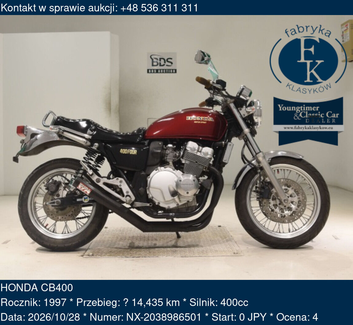 HONDA CB400 1997 - zdjęcie 2