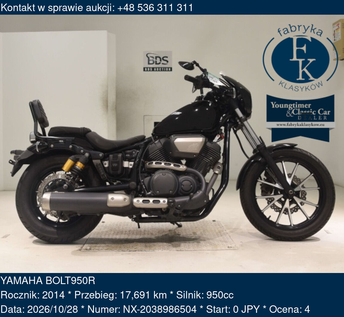 YAMAHA BOLT950R 2014 - zdjęcie 2