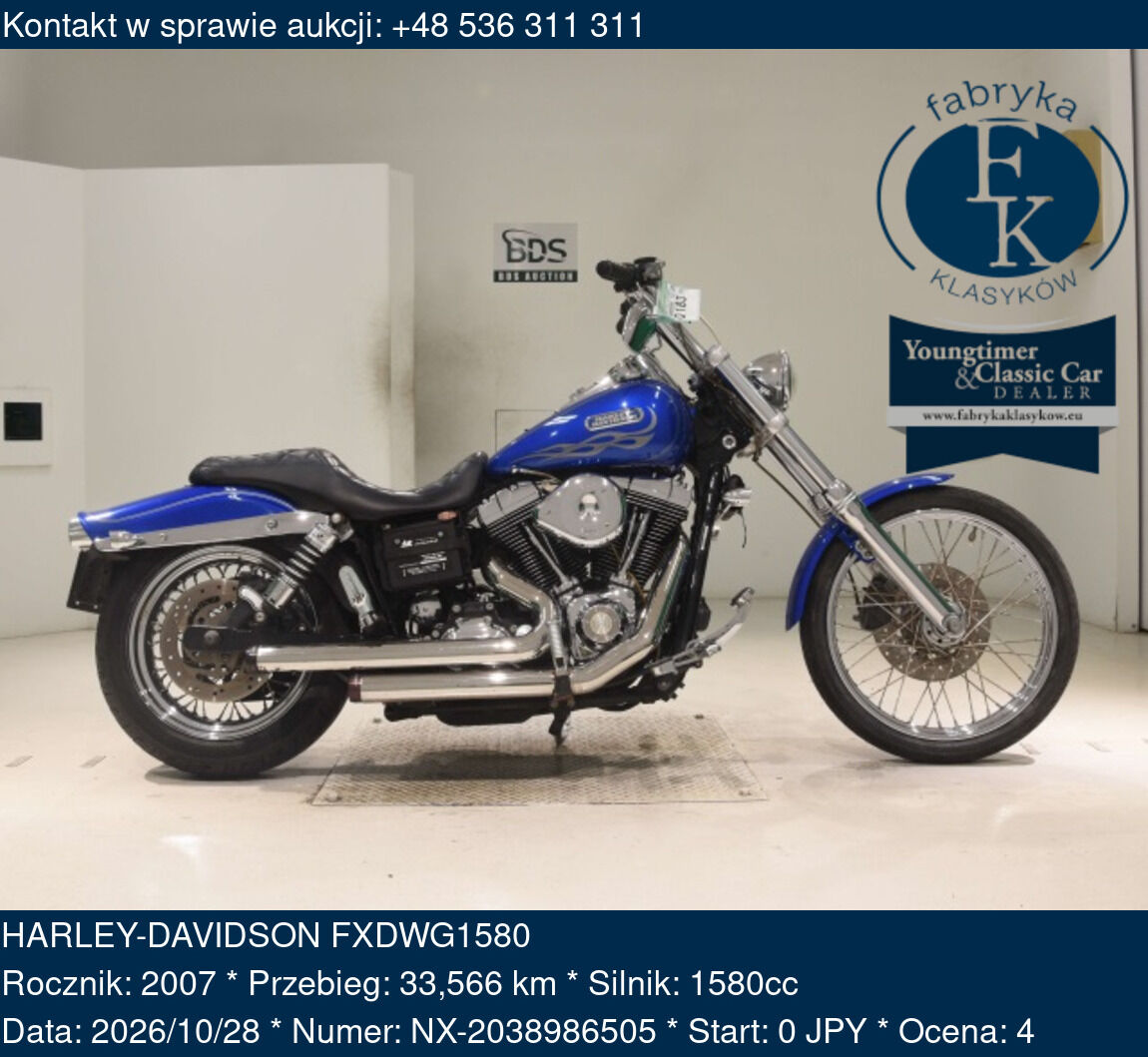 HARLEY-DAVIDSON FXDWG1580 2007 - zdjęcie 2