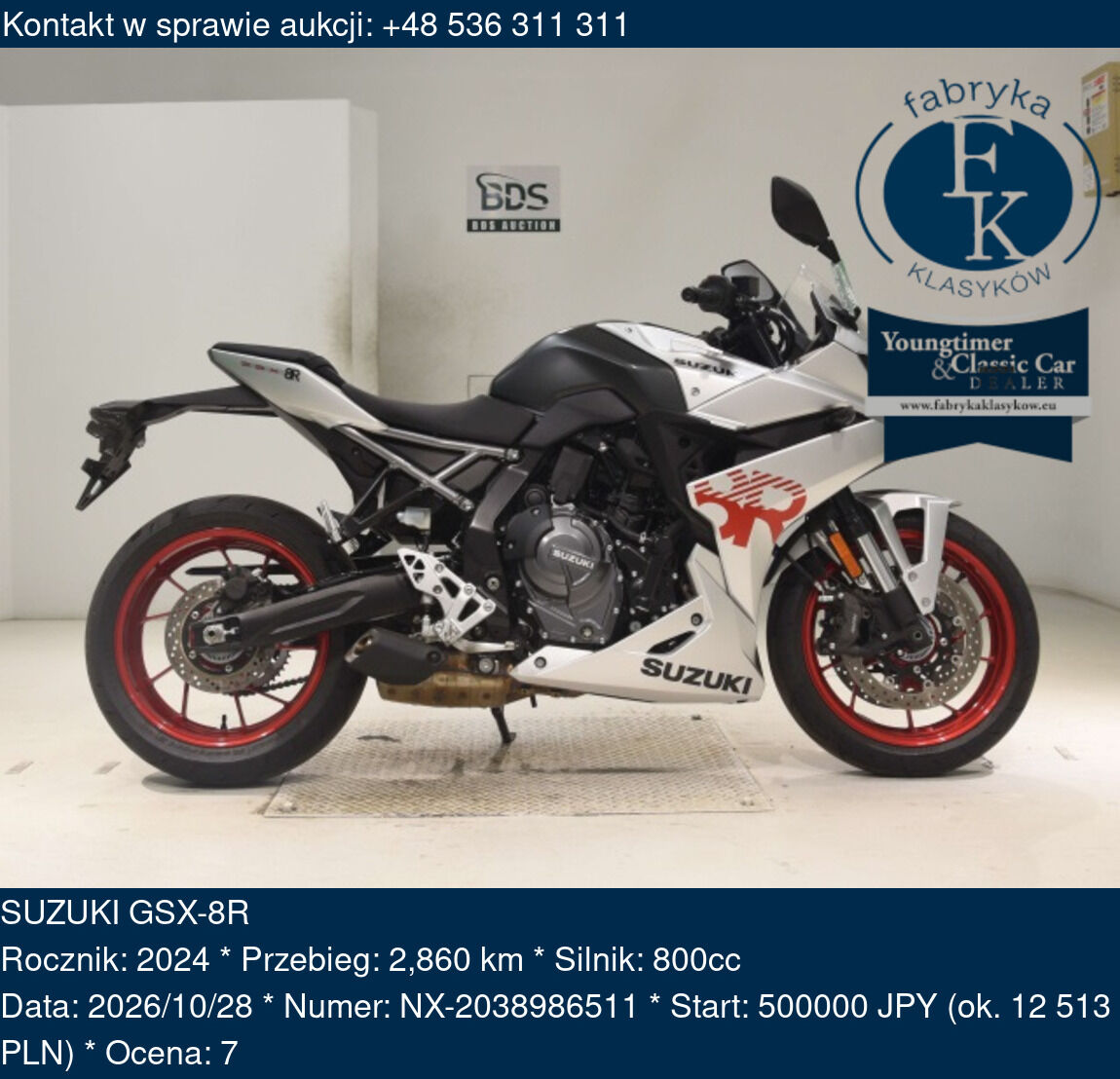 SUZUKI GSX-8R 2024 - zdjęcie 2