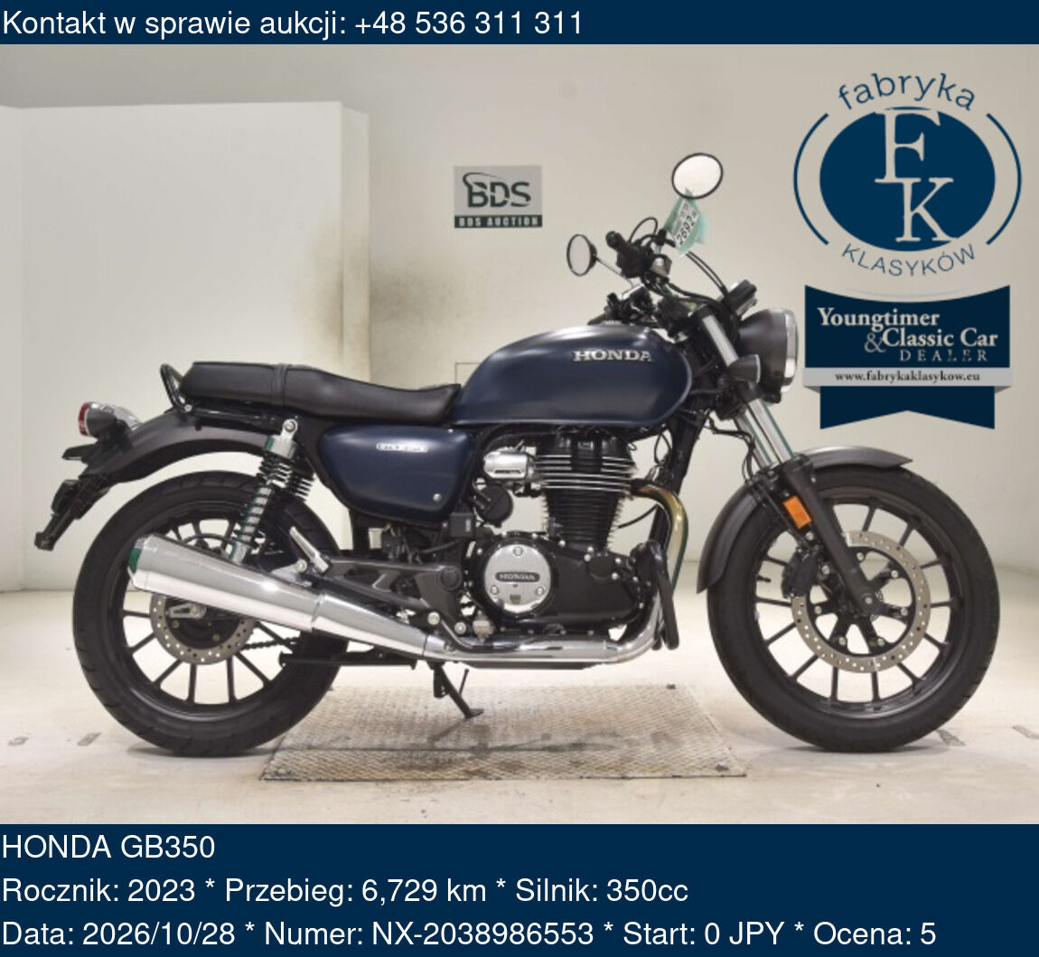 HONDA GB350 2023 - zdjęcie 2