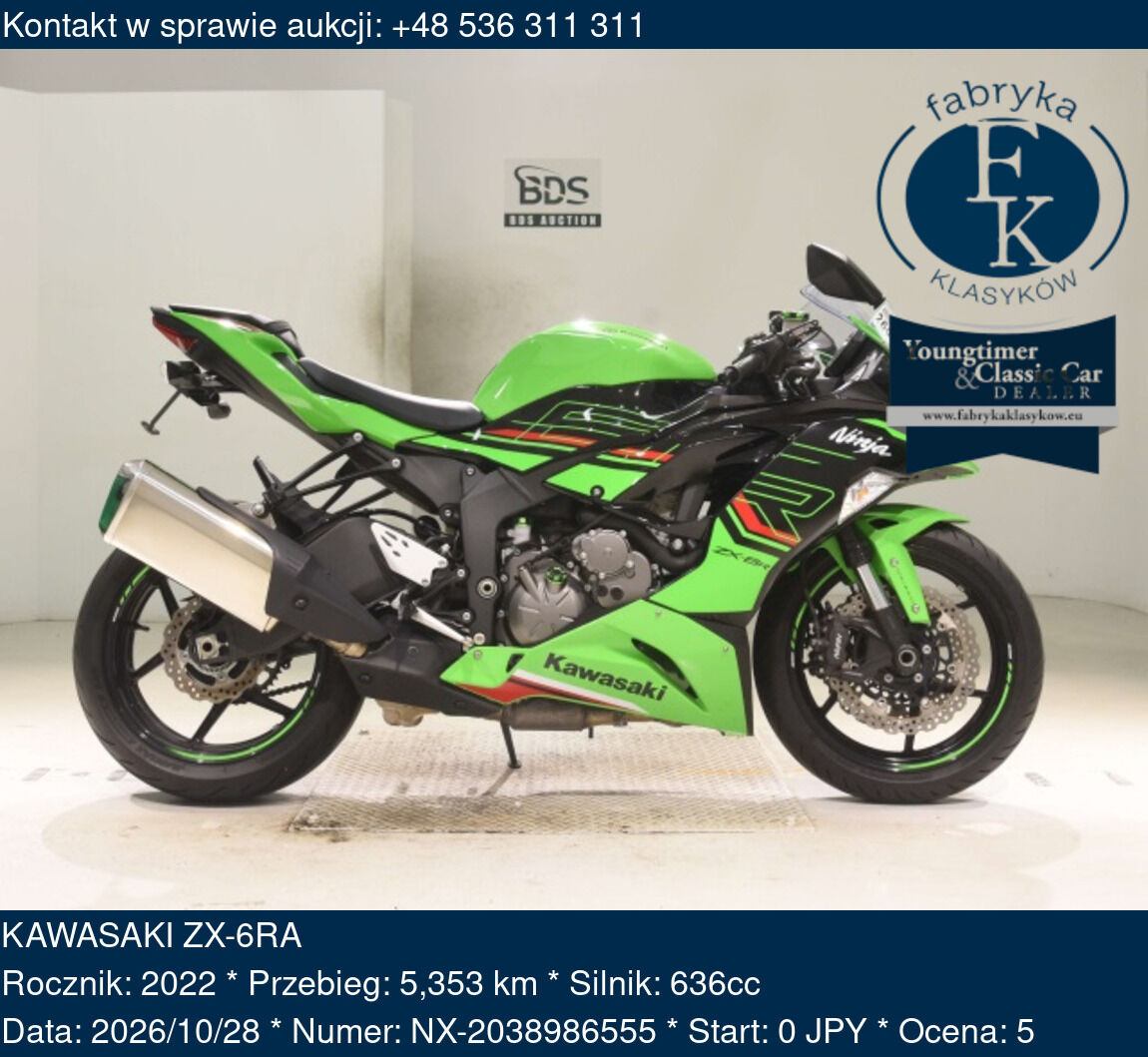 KAWASAKI ZX-6RA 2022 - zdjęcie 2