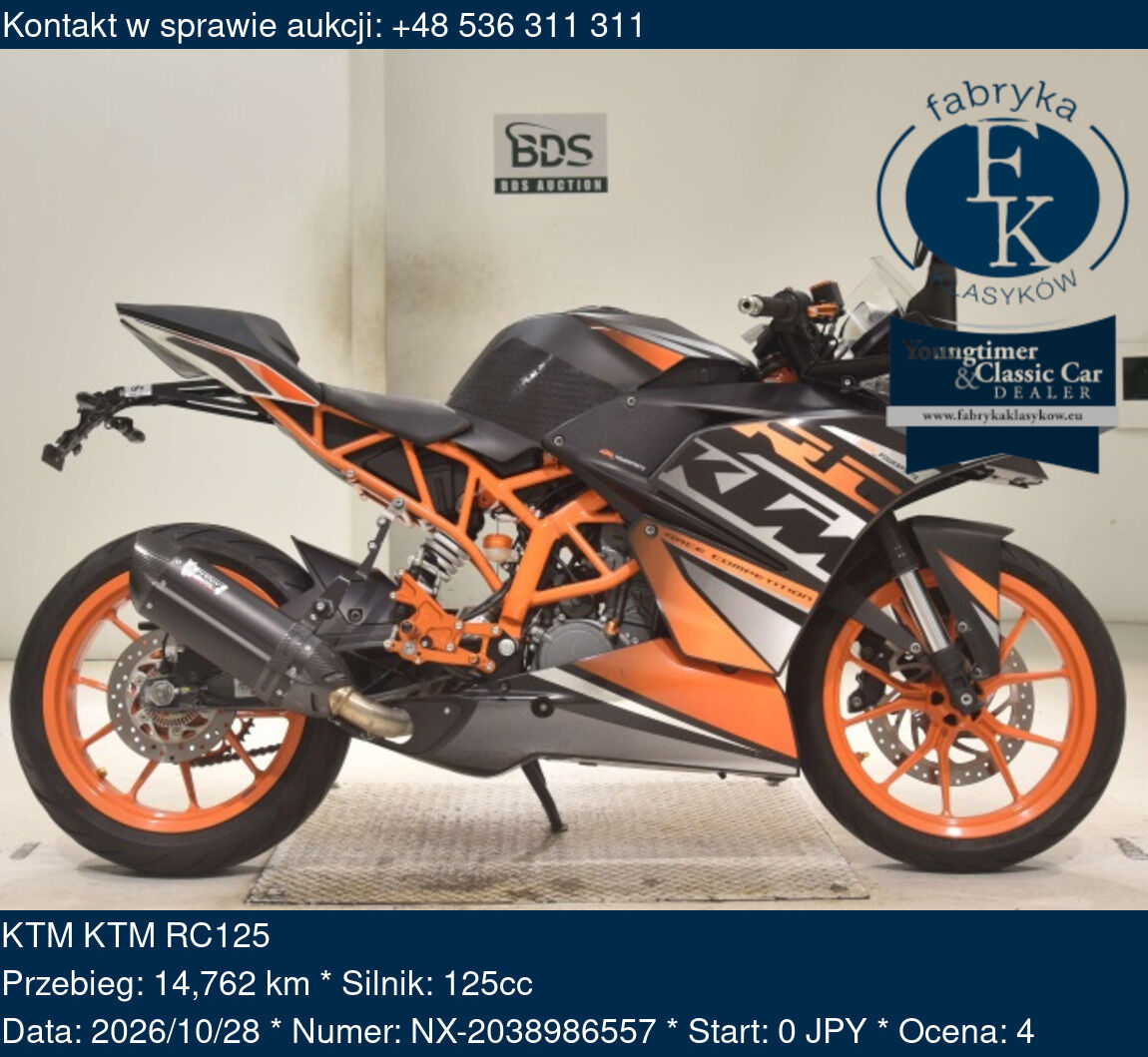 KTM KTM RC125  - zdjęcie 2