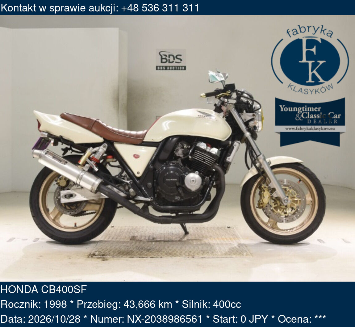 HONDA CB400SF 1998 - zdjęcie 2