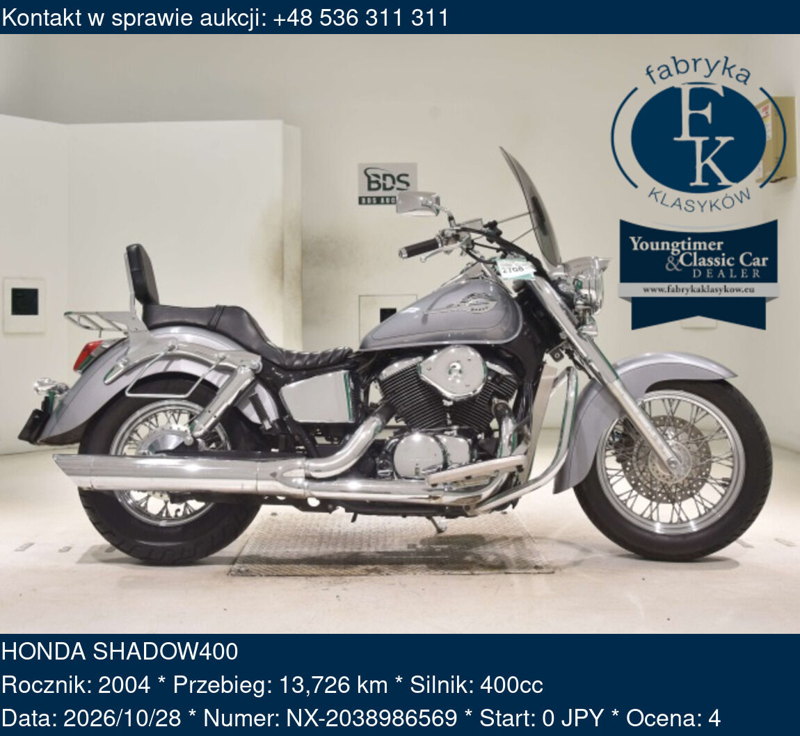 HONDA SHADOW400 2004 - zdjęcie 2