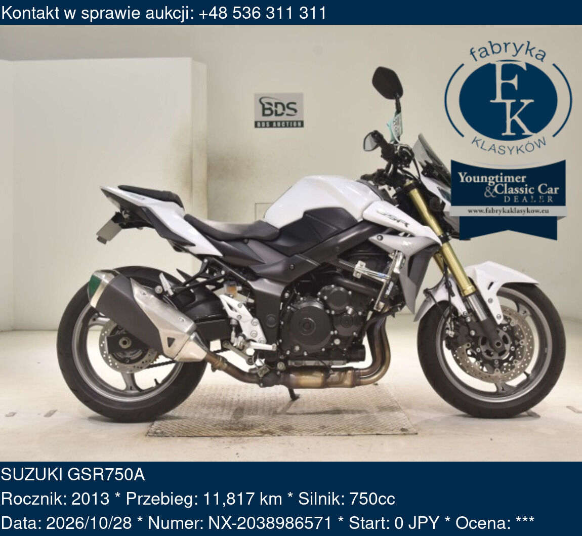 SUZUKI GSR750A 2013 - zdjęcie 2