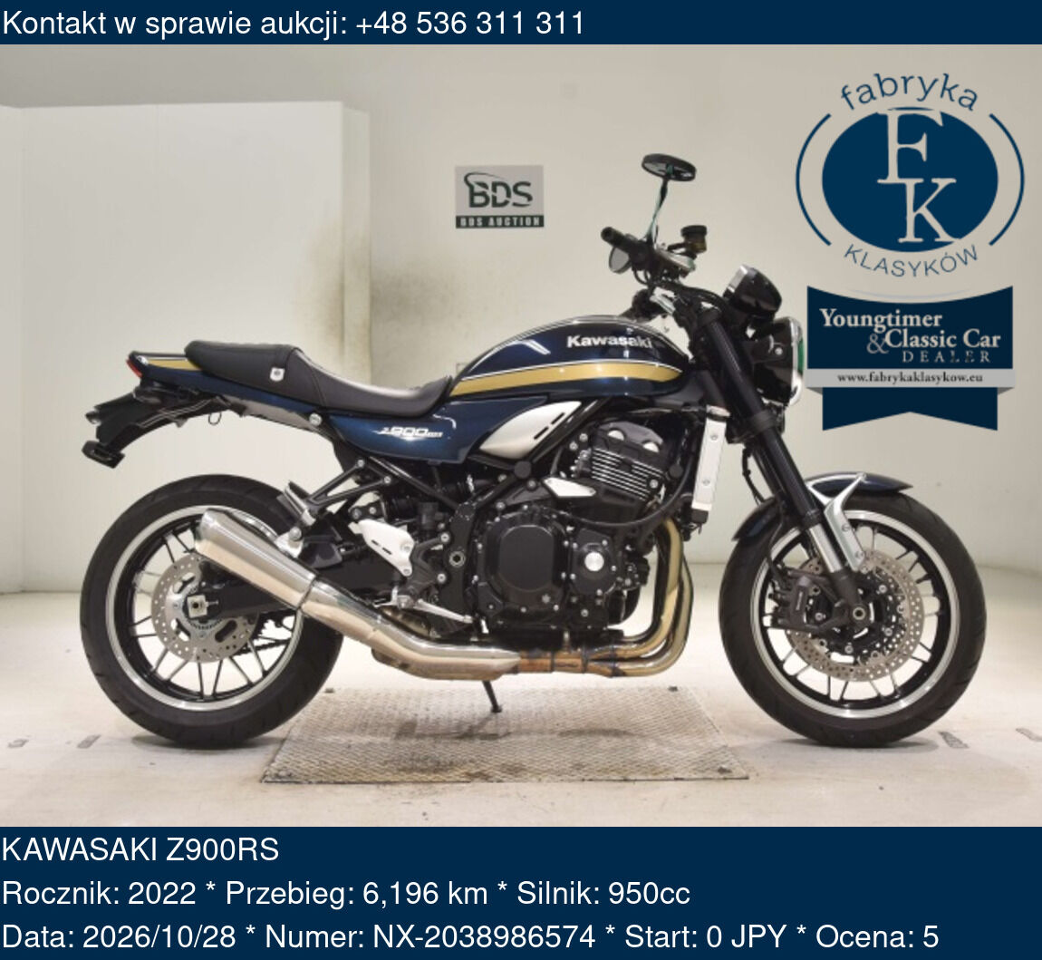 KAWASAKI Z900RS 2022 - zdjęcie 2