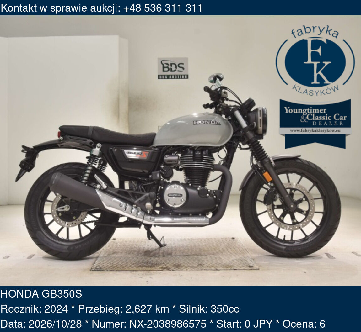 HONDA GB350S 2024 - zdjęcie 2