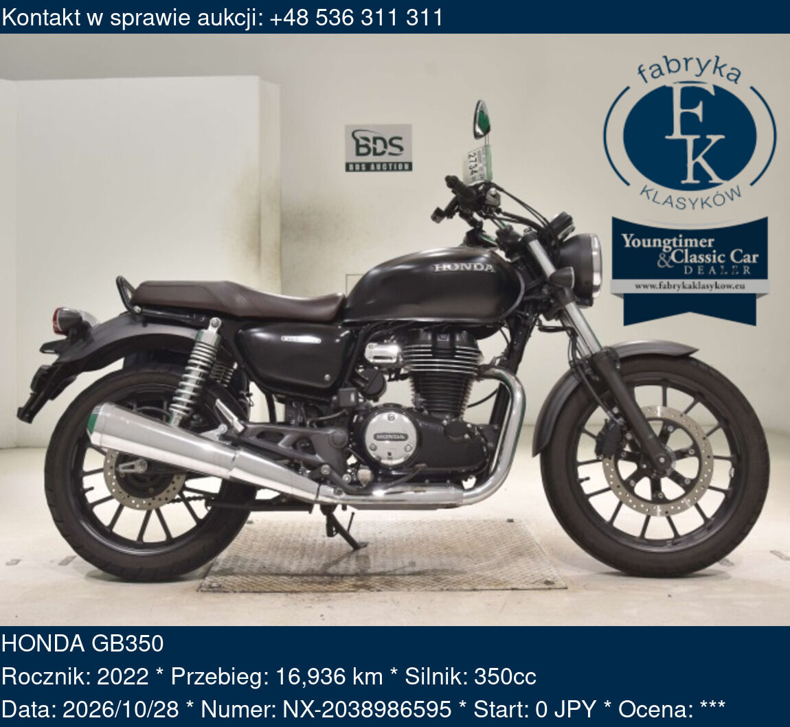 HONDA GB350 2022 - zdjęcie 2