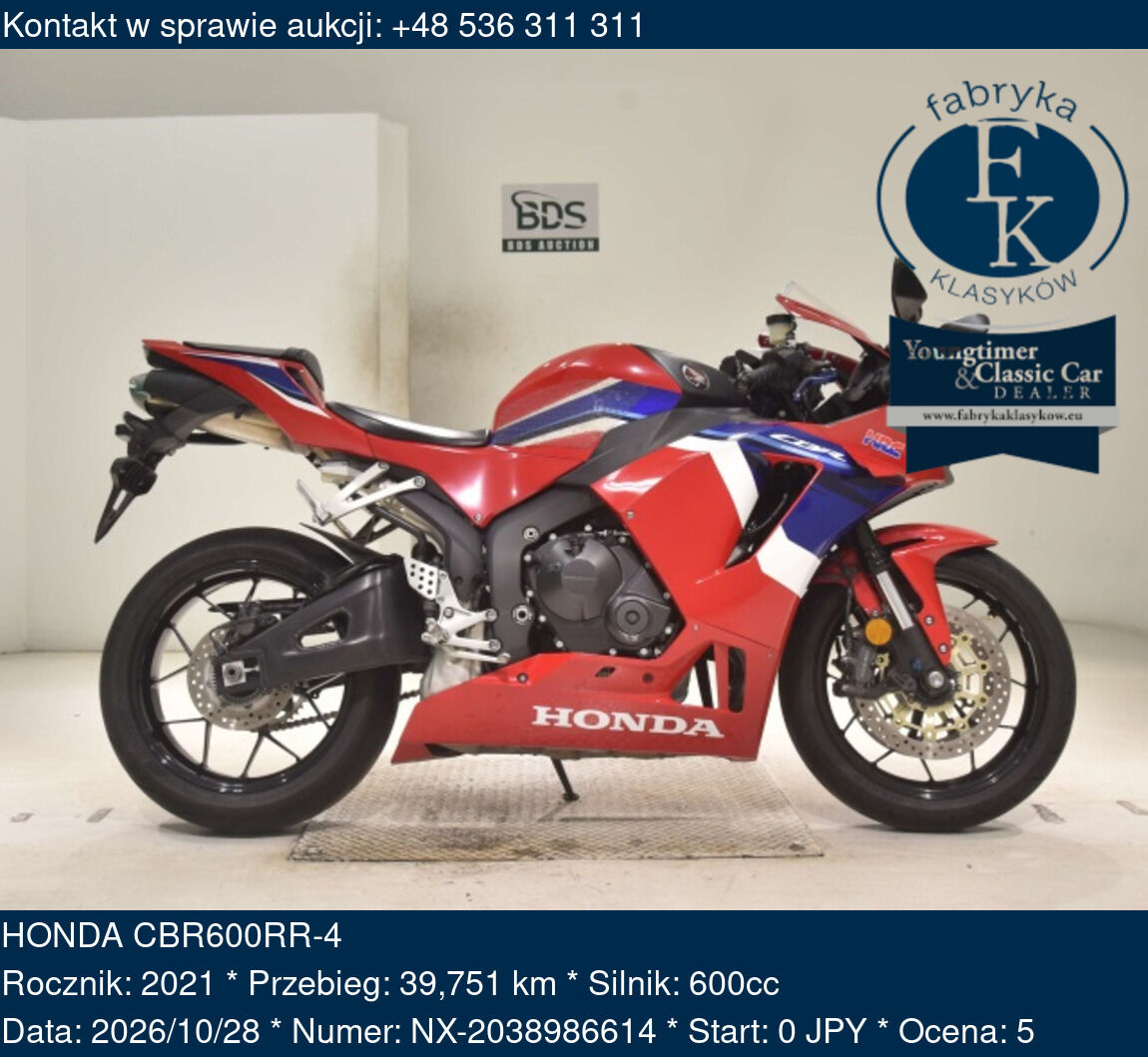 HONDA CBR600RR-4 2021 - zdjęcie 2