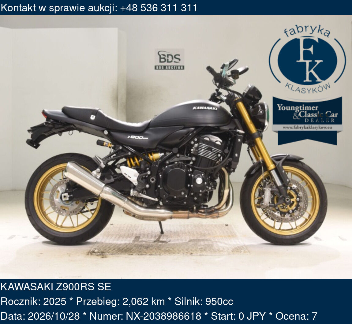 KAWASAKI Z900RS SE 2025 - zdjęcie 2