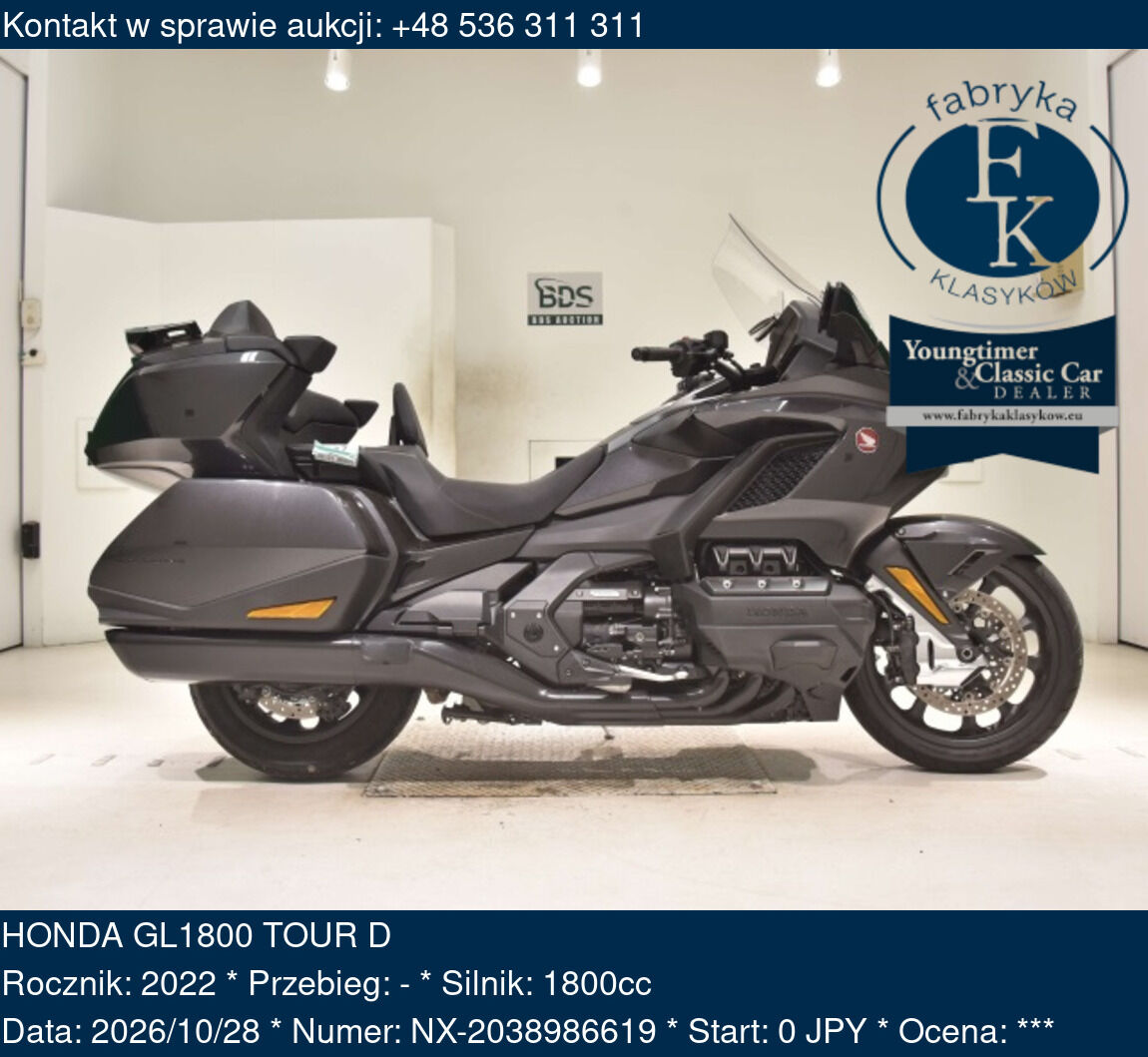 HONDA GL1800 TOUR D 2022 - zdjęcie 2
