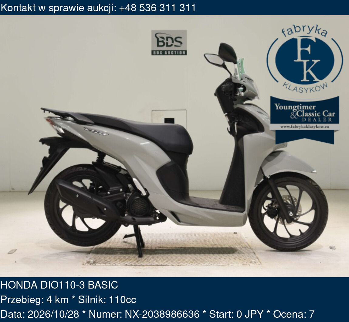 HONDA DIO110-3 BASIC  - zdjęcie 2