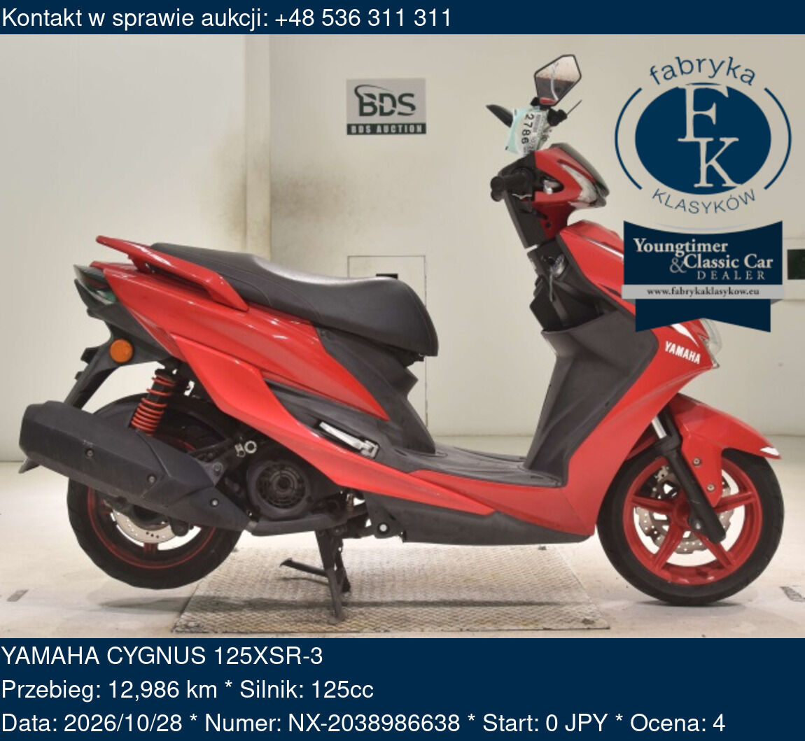 YAMAHA CYGNUS 125XSR-3  - zdjęcie 2