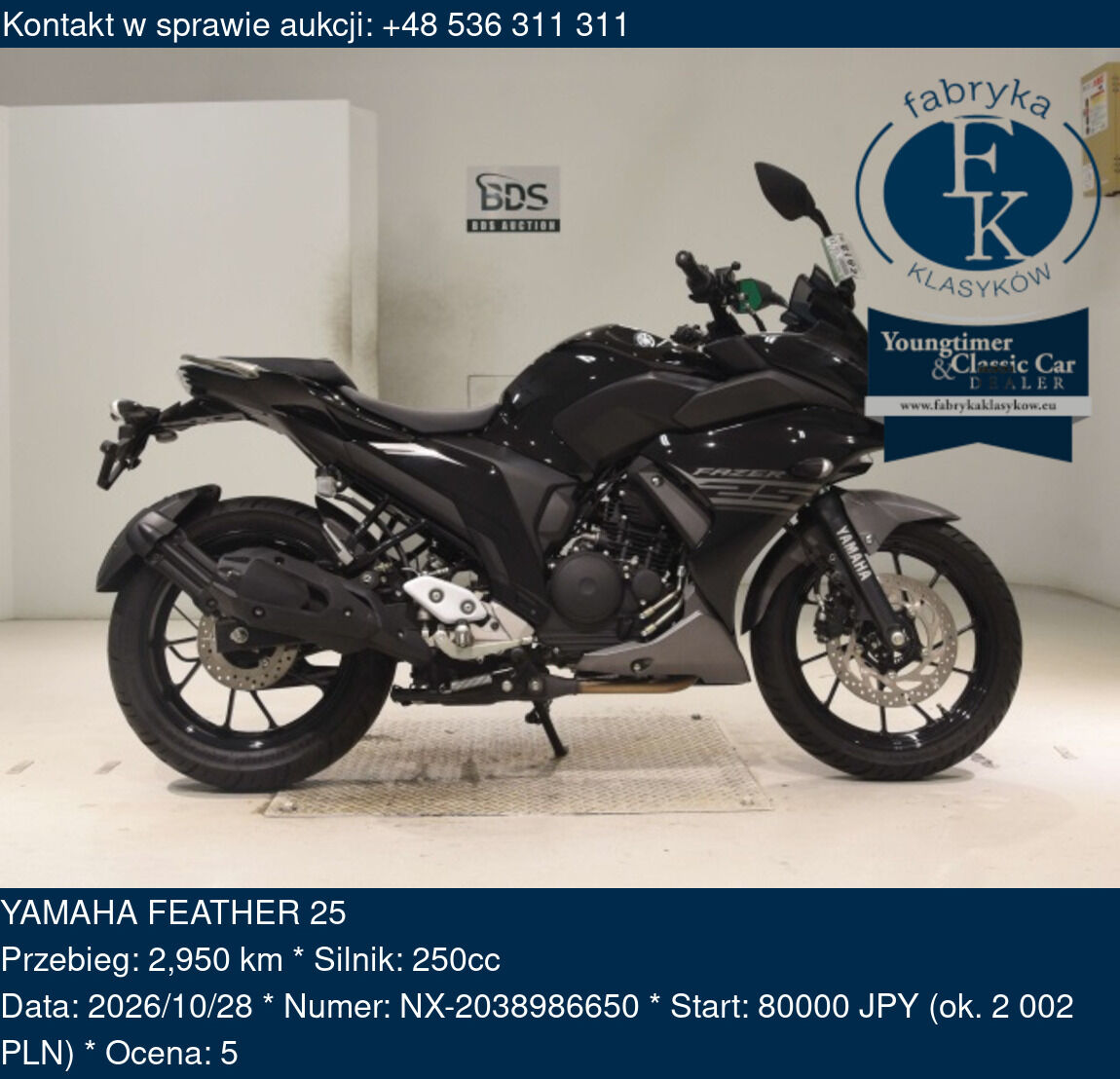 YAMAHA FEATHER 25  - zdjęcie 2