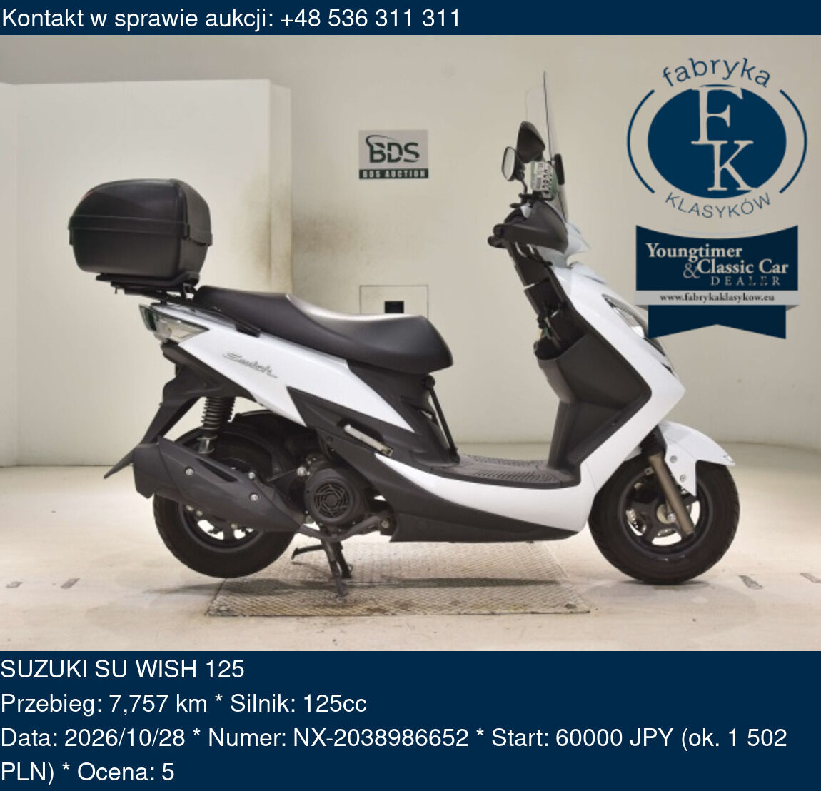 SUZUKI SU WISH 125  - zdjęcie 2
