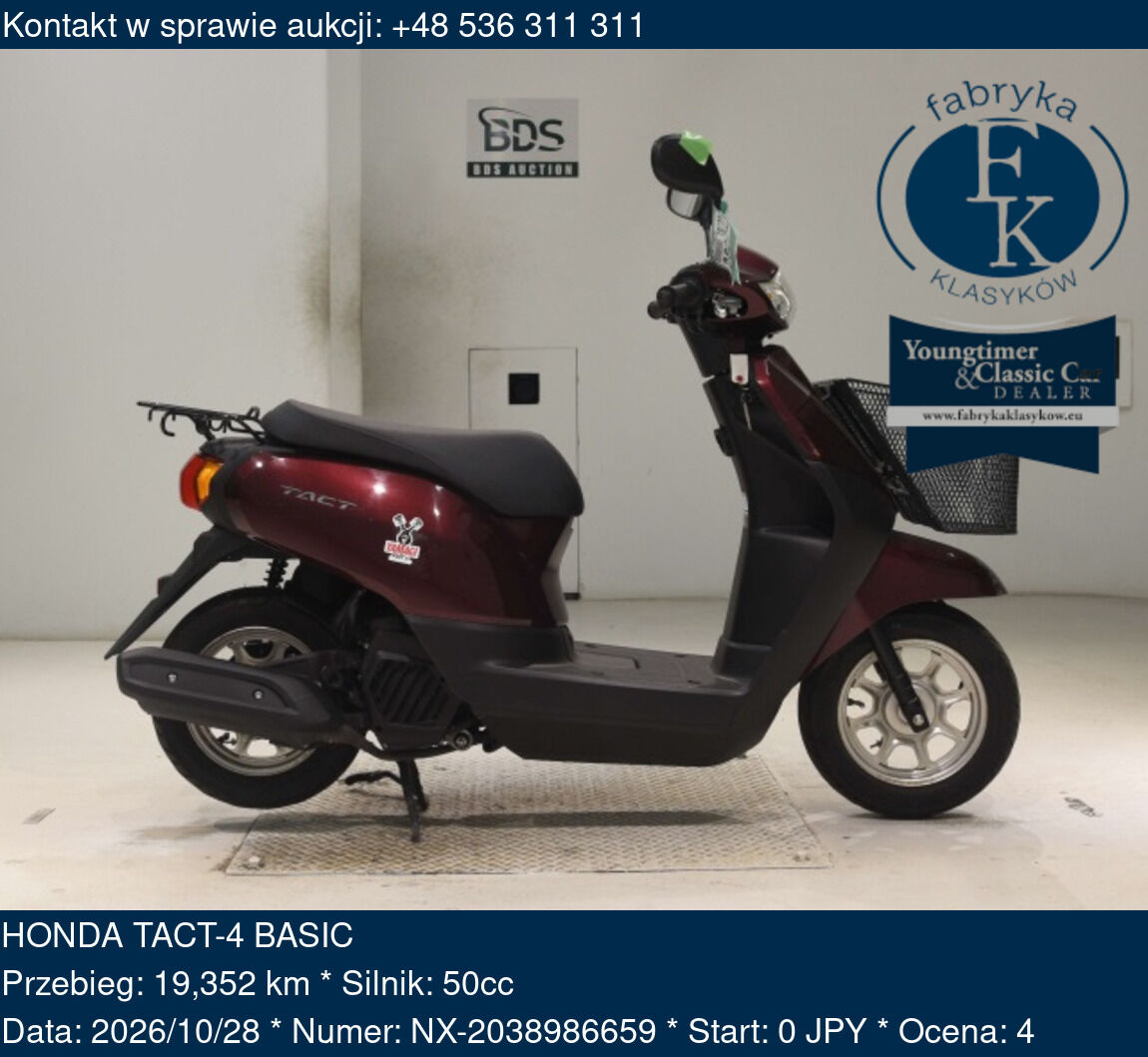 HONDA TACT-4 BASIC  - zdjęcie 2