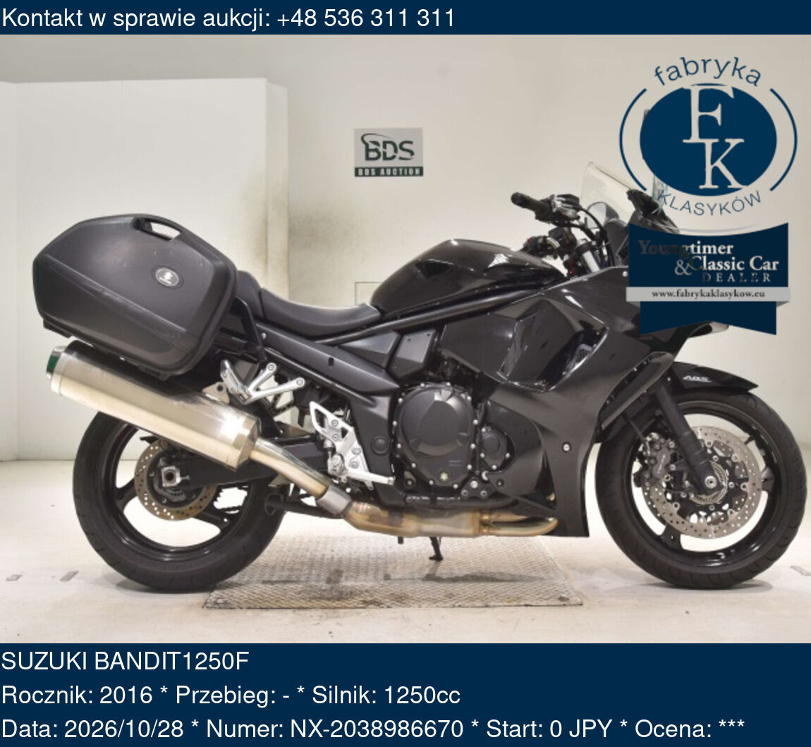 SUZUKI BANDIT1250F 2016 - zdjęcie 2