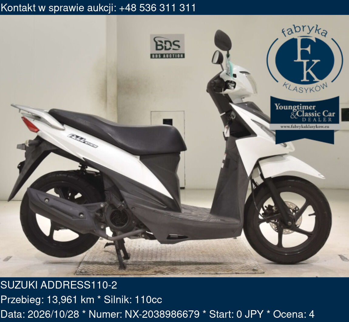 SUZUKI ADDRESS110-2  - zdjęcie 2