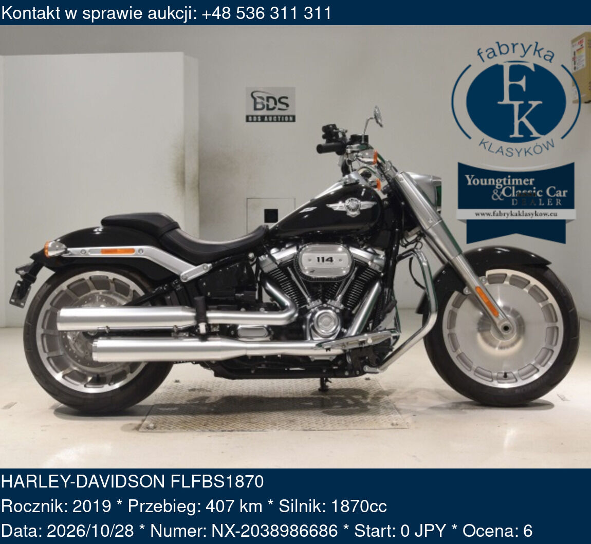 HARLEY-DAVIDSON FLFBS1870 2019 - zdjęcie 2