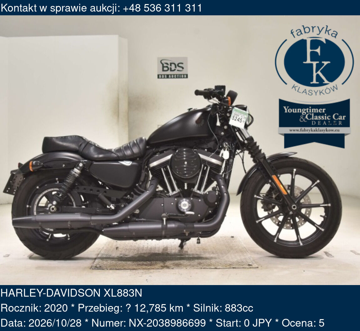 HARLEY-DAVIDSON XL883N 2020 - zdjęcie 2