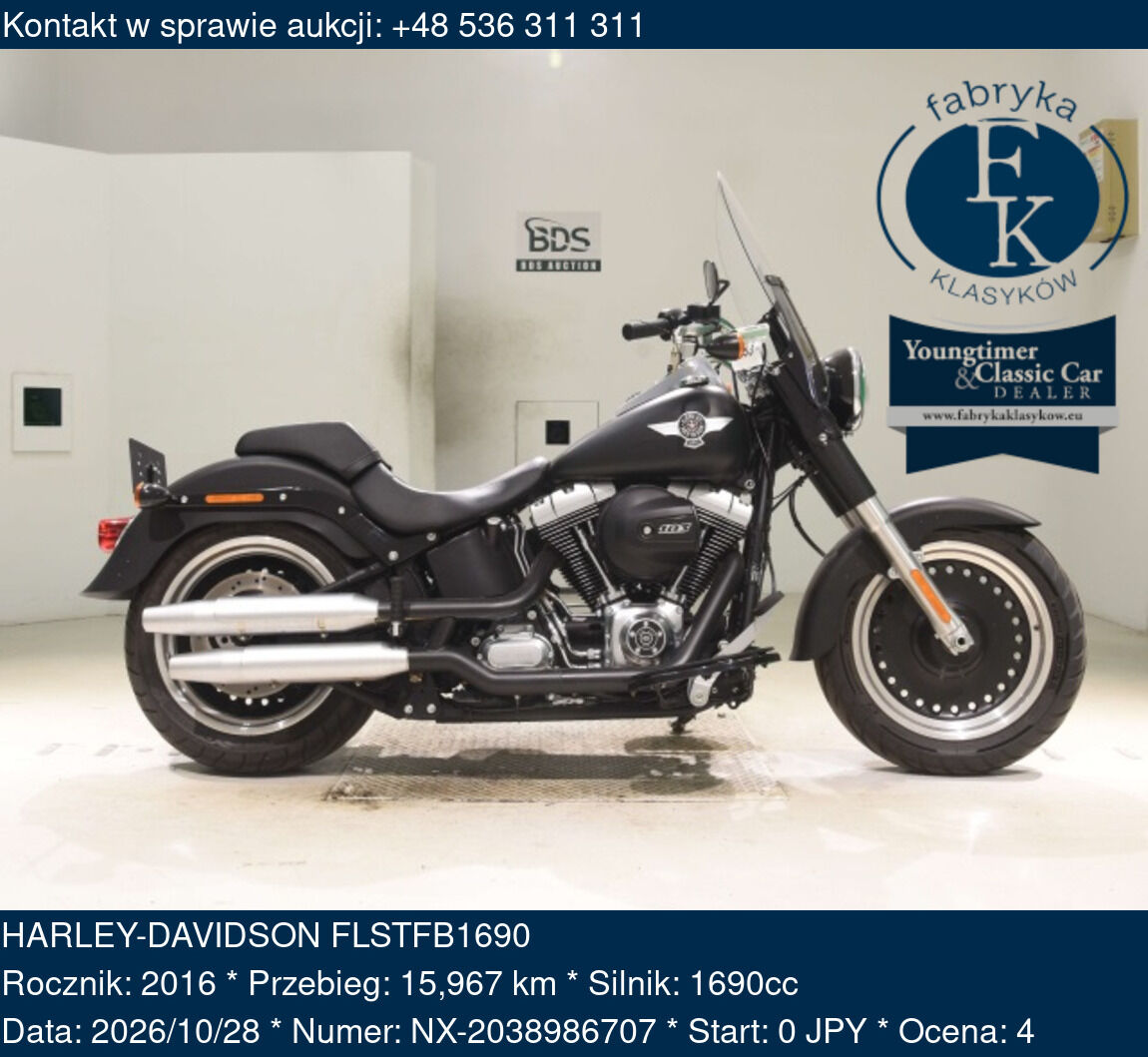 HARLEY-DAVIDSON FLSTFB1690 2016 - zdjęcie 2