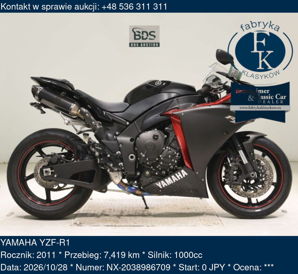 YAMAHA YZF-R1 2011 - zdjęcie 2